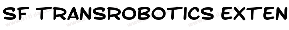 SF TransRobotics Extended Bold字体转换